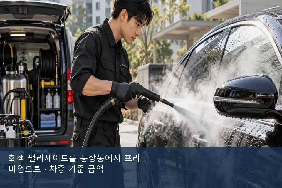회색 팰리세이드를 동상동에서 프리미엄으로 · 차종 기준 금액